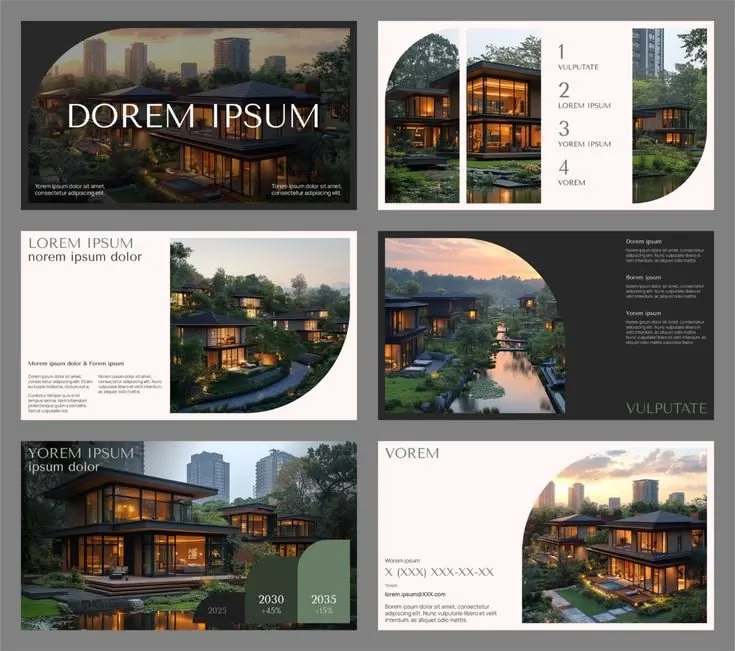 Présentation d’architecture · template PowerPoint