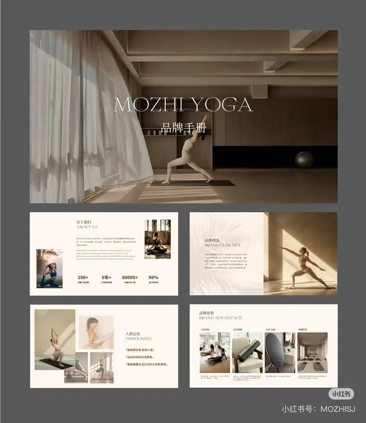 Présentation de yoga · template PowerPoint